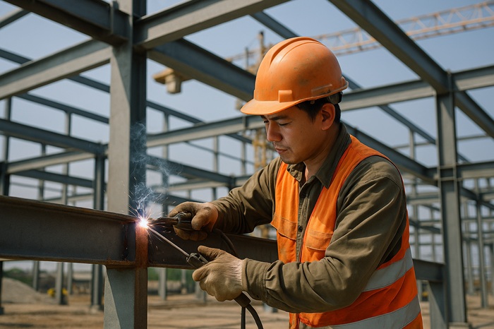 Thi công kết cấu thép